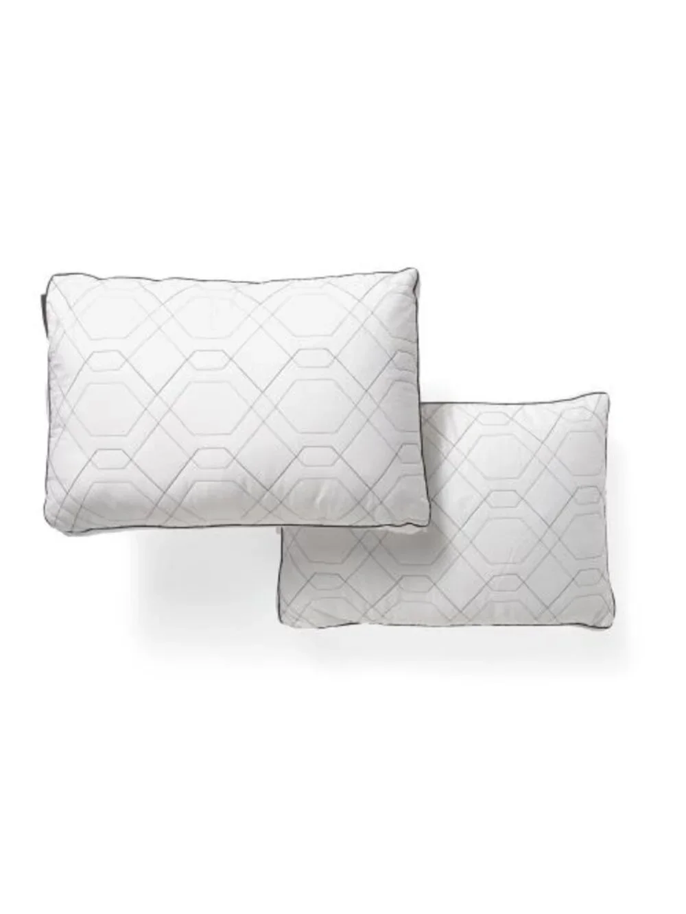 BEAUTYREST BLACK 2pk Quilted Cotton Sateen Pillows